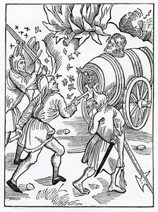 De los tontos envidiosos, ilustración de la traducción al inglés de Alexander Barclay de 